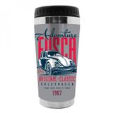 Copo Térmico Plástico VW Fusca Original Classic 500ml VW Fusca Urban Cinza