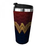 Copo Térmico Plástico WB Mulher Maravilha 500ml Mulher Maravilha Urban Vermelho