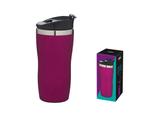Copo Tipo Térmico Inox Rosa 450ml para Café Chá Chocolate Quente Mor