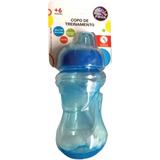 Copo Treinamento AZUL 280ML - Pais e filhos