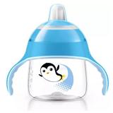 Copo Treinamento Pinguim 200ml Azul - Philips Avent