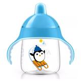 Copo Treinamento Pinguim 260ml Azul - Philips Avent