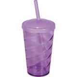 COPO TWISTER 500ml COM TAMPA E CANUDO - Atacadão das lembranças