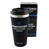 Copo Viagem Emborrachado Profissão Arquitetura 450ml - Profissões