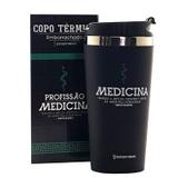 Copo viagem emborrachado profissões medicina - 450ml - Zc