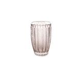 Copo Wave Vidro 13x8Cm 300ml Transparente - Cromus