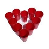 Copos De Plásticos Grandes Coloridos Para Festa Lavável De 300ml Kit Com 20 Peças - Rs