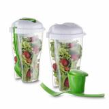 Copos Plastico 800 Ml Para Salada Verde - Jwa