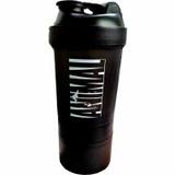 Coqueteleira Duas Doses c/ Misturador - Mix Boy Universal - Preta - 600ml - Universal nutrition