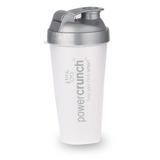 Coqueteleira Power Crunch - 600ml Branca/Cinza - BNRG