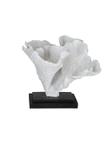 Coral Decorativo em Resina Branco 16x20,3x20,8cm Vol. 3 - Da