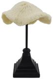 Coral em Poliresina Branco com Suporte Preto - Prime home decor