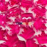Coroa Acrilico - Pink - Unidade - Tok bijouxs