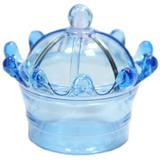 Coroa De Acrílico Para Lembrancinhas Com 10 - Azul - Dubemfest