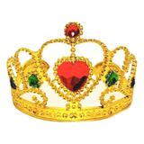 Coroa Princesa Rainha Dourado - Brbrinq