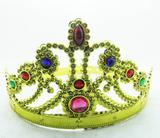 Coroa Tiara Bloco Carnaval Dourado Festa Fantasia Princesa Infantil (BSL-2653-4) - Braslu