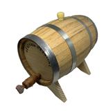 Corote Tonel Barril de Carvalho Europeu Capacidade 2,5 Litros para Pinga Cachaça + Brinde NoteShop - Artesanal