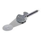 Cortador de Aço Inox P/Pizza com Pá 2 em 1 - Rojemac