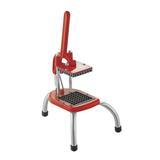 Cortador De Legumes 10x10mm Inox Vermelho 553 Malta