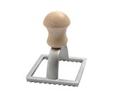 Cortador de pressão em aluminio p/ ravioli quadrado 7cm - Eppicotispai