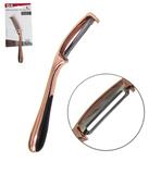 Cortador / descascador de legumes de metal com cabo rose 15,8cm - Top rio