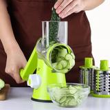 Cortador Fatiador 3 Laminas Legumes Ralador Queijo Verduras - Tabletop drum graer