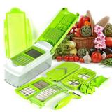 Cortador Fatiador Multiuso de Legumes e Frutas com 12 Peças - X-krika