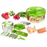 Cortador Fatiador Picador De Legumes Verduras E Frutas - Nicer