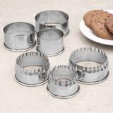Cortadores De Biscoito Inox 6 Peças - Petit Patisserie