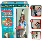 Cortina Antimosquitos Mosquiteiro Tela Protetora Para Insetos - Magic mesh
