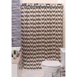 Cortina Box para Banheiro PVC Antimofo Estampada Copacabana 1,40 x 1,98 cm com Ilhós para Varão 1,20 Metros - Eddi cortinas
