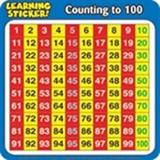 Counting to 100 learning stickers - Scholastic