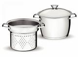Cozi Pasta Inox Tampa de Vidro 2 Peças Allegra Tramontina 65650064