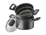Cozi-vapore 16cm loreto grafite aluminio com revestimento antiaderente tramontina