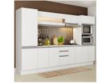Cozinha Compacta Madesa Smart G200740909 - com Balcão 14 Portas 2 Gavetas 100 MDF