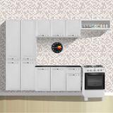 Cozinha Itatiaia Amanda Branca Kit com Fogão Star 4 bocas Branco