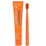 Creme dental curaprox be you pure happiness 90ml conjunto laranja