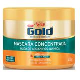 Creme tratamento niely gold 430g óleo argan - Sem marca