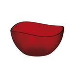 CREMEIRA 300ML VERMELHO TRANSLUCIDO (UZ108-VM) - UZ Utilidades