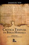 Crítica Textual da Bíblia Hebraica - Bv films - livros
