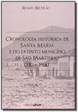 Cronologia historica de santa maria e do extinto m - Editora ufsm