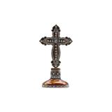 Crucifixo Decorativo Prestige Zamac 15,5cm Dourado