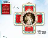 Cruz porta oração jesus misericordioso - Armazem