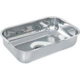 Cuba N 1 Rasa 460x300x110 AÇo Inox 430 - Tecnocuba