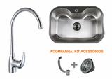 Cuba Simples 9122 Escov+Torneira Roma Gourmet Inox Guimmis
