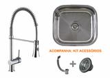 Cuba Simples 9463 Polida+Torneira Miami Gourmet Inox Guimmis