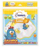 Cueiro Manta De Flanela - Cremer Galinha Pintadinha - Branco - 80x80cm