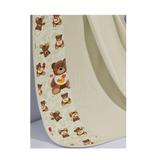 Cueiro menino estampado em Urso Pimpão 80cm x 90cm - Tecebem