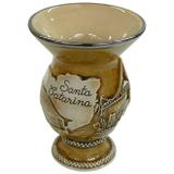 Cuia De Chimarrão Santa Catarina 350Ml Granel Marrom Mondoceram