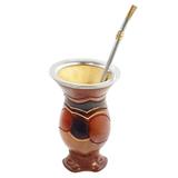Cuia e bomba de chimarrão taça enigma - belmate